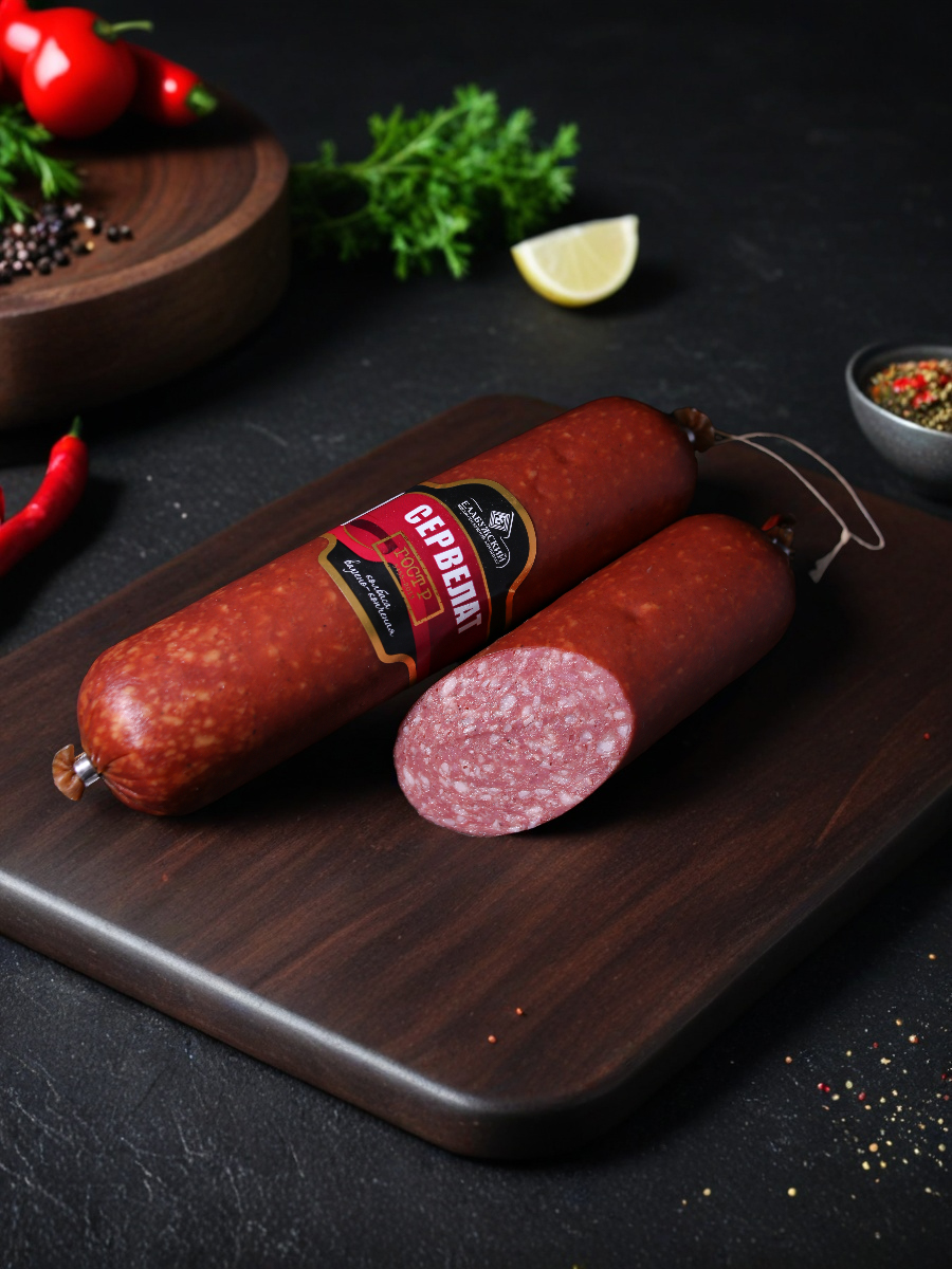 Колбаса "Сервелат"