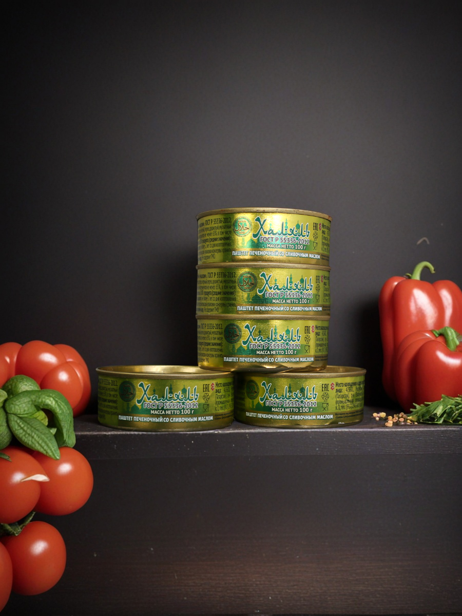 Паштет печеночный со сливочным маслом, Халяль